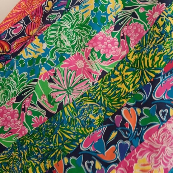 Vintage Lilly Pulitzer Silk Maxi Skirt xs 4 6 - Picture 6 of 10